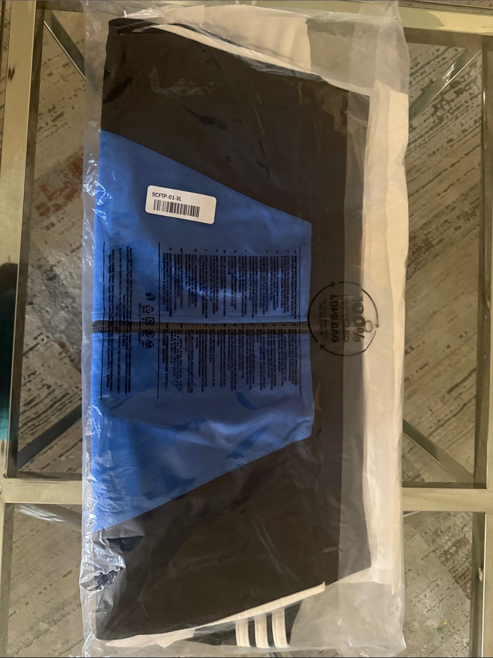 Adidas Women’s XL Adidas Blocking Track Jacket. Black. Blue. Off White. NWT - Picture 4 of 4